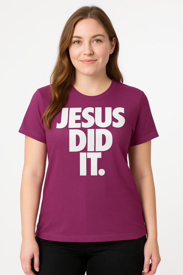 Jesus Did It T-shirt - Image 2